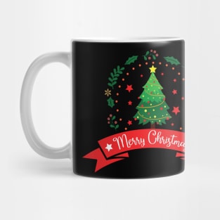 Merry Christmas xmas tree Mug